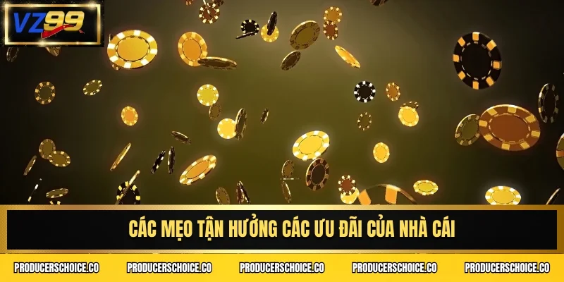 Các mẹo tận hưởng các ưu đãi của nhà cái